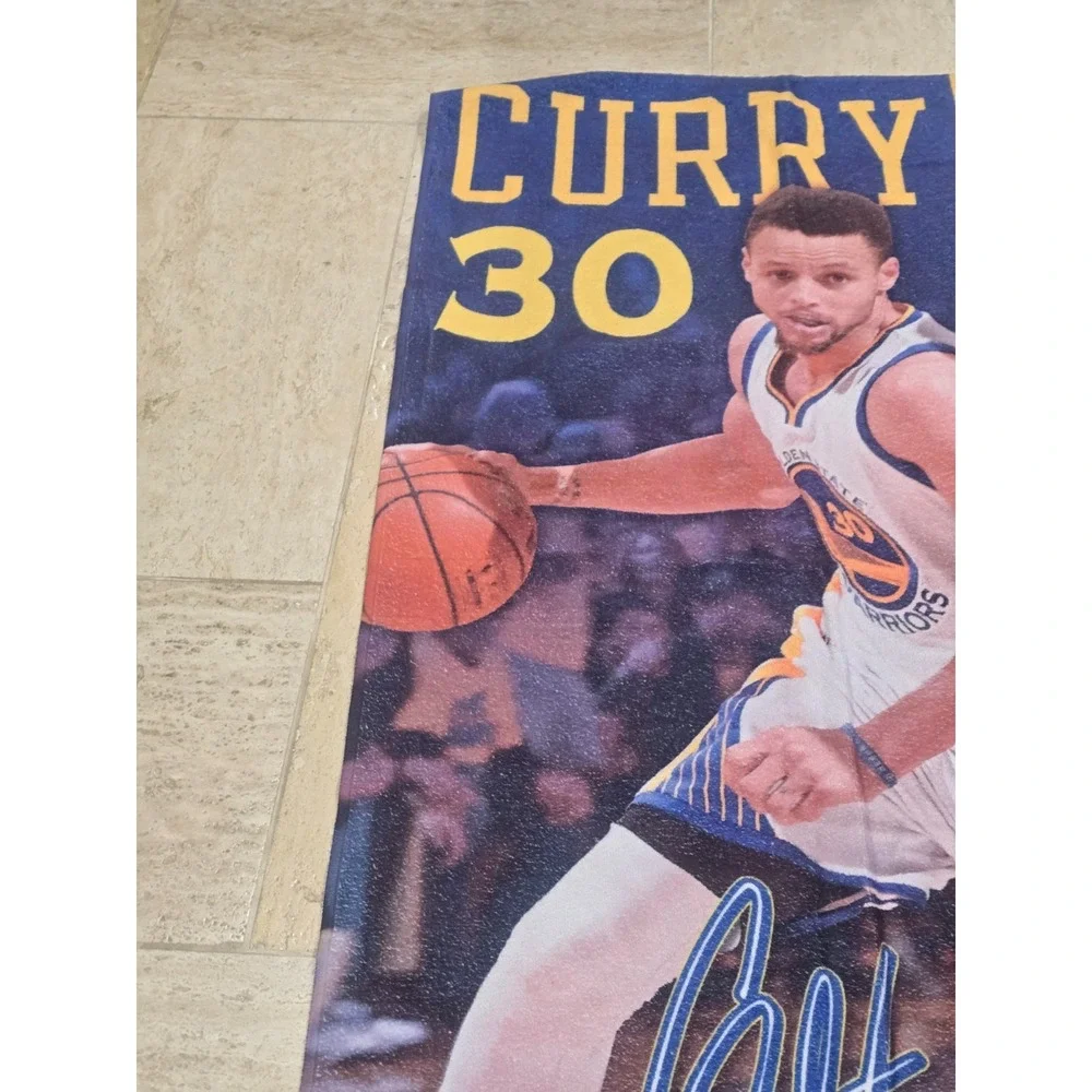 Stephen Curry #30 Golden State Warriors 30x60 NBA Bath Pool Beach Towel